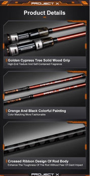 Teaser Project X J10 Slow Pitch Spin Rod 120g-260g - Gr8nzlife