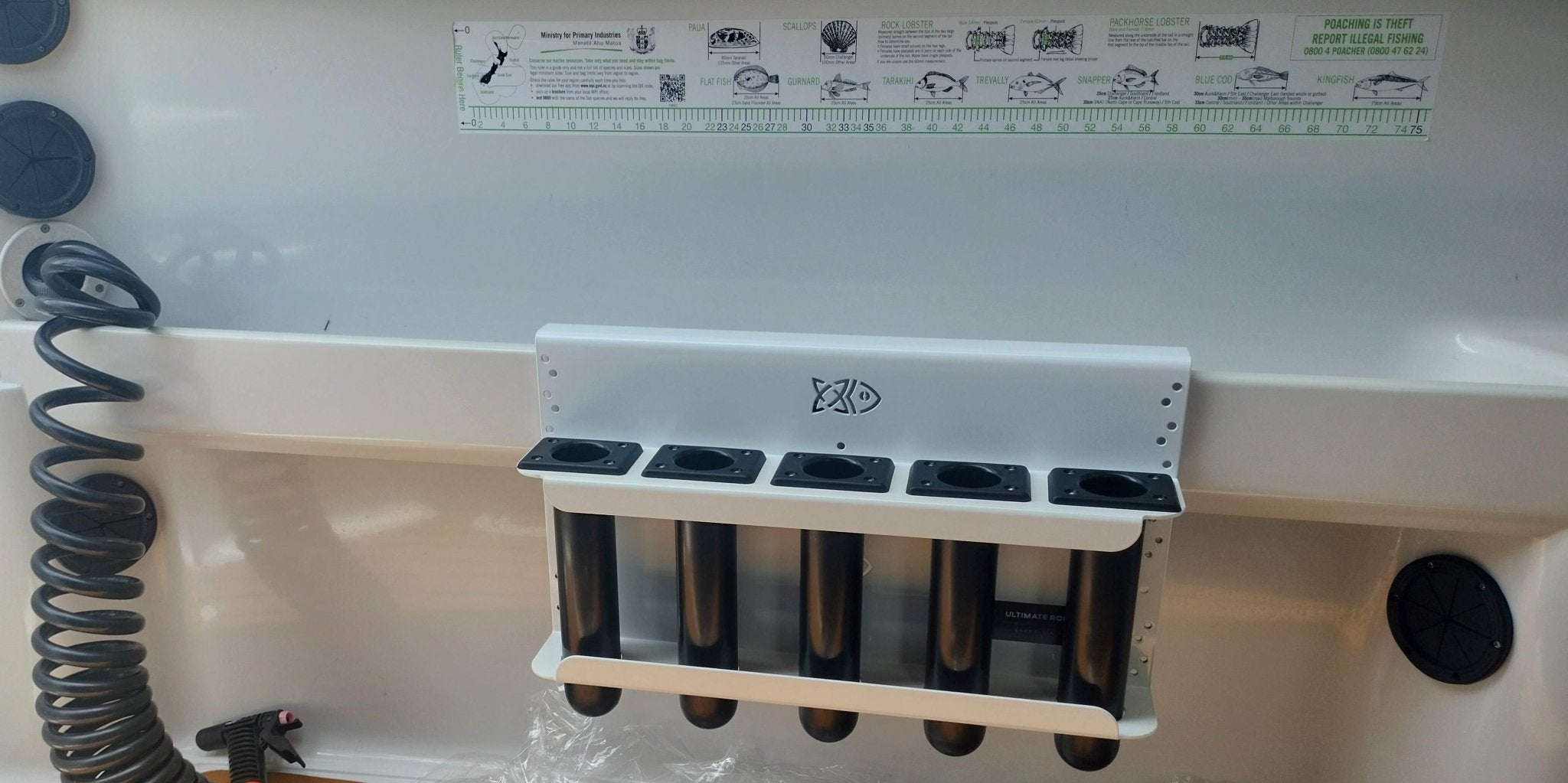 The Ultimate Rod Rack Solution for Fibreglass Boats - Ultimate Rod Racks NZ