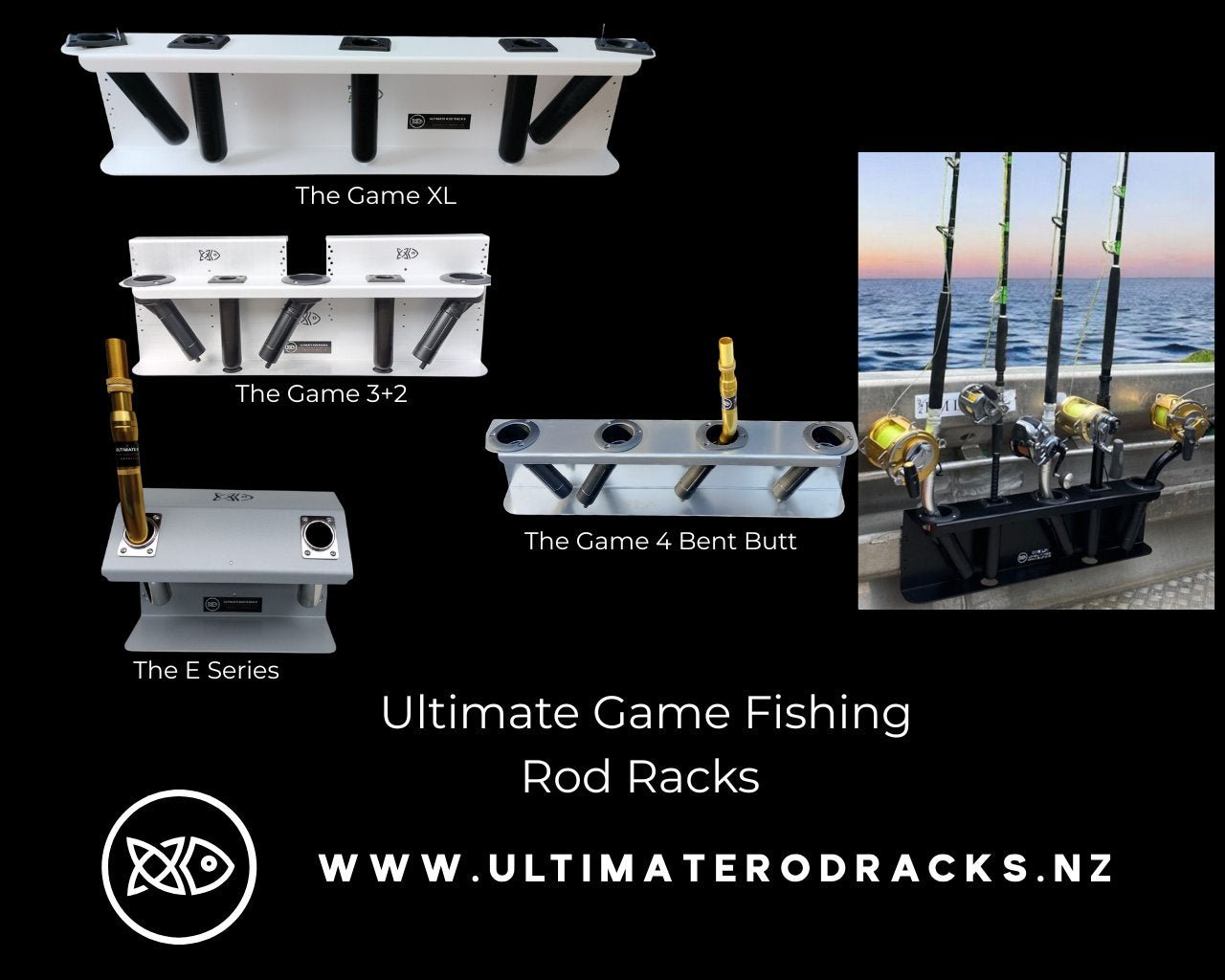 Game Racks for Big Fishing gear made for your boat – Ultimate Rod Racks NZ