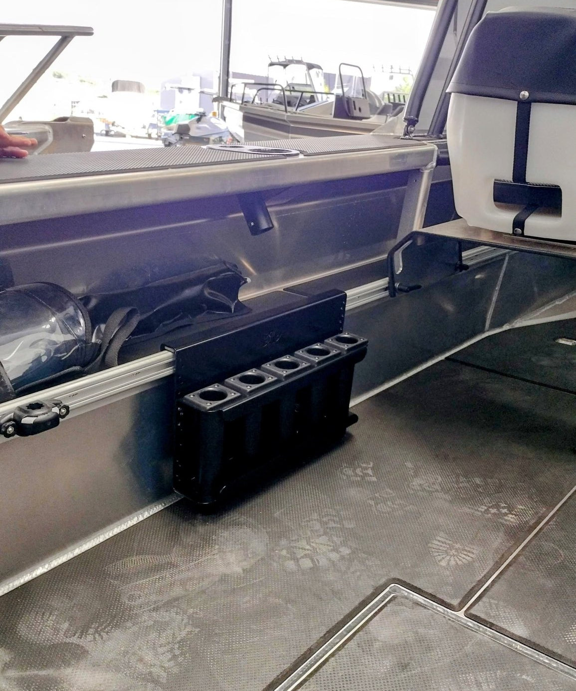 5 Rod Rack Models -Senator Boats Ultimate Rod Racks re-designed for the Senator Boats SC 500 and 540 cuddy