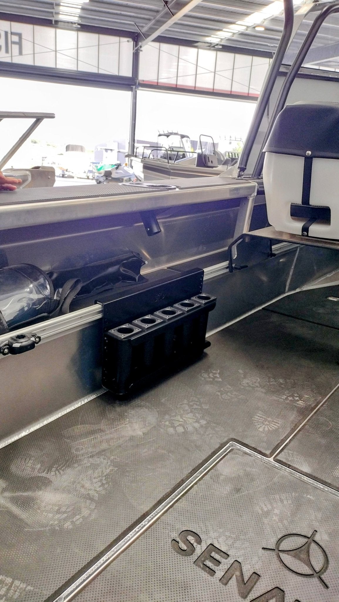 5 Rod Rack Models -Senator Boats Ultimate Rod Racks re-designed for the Senator Boats SC 500 and 540 cuddy