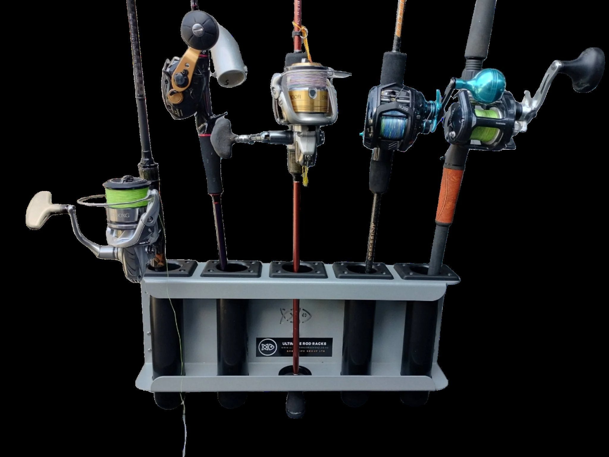 Senator Boats Ultimate Rod Racks re-designed for the Senator Boats for angled/straight pockets,