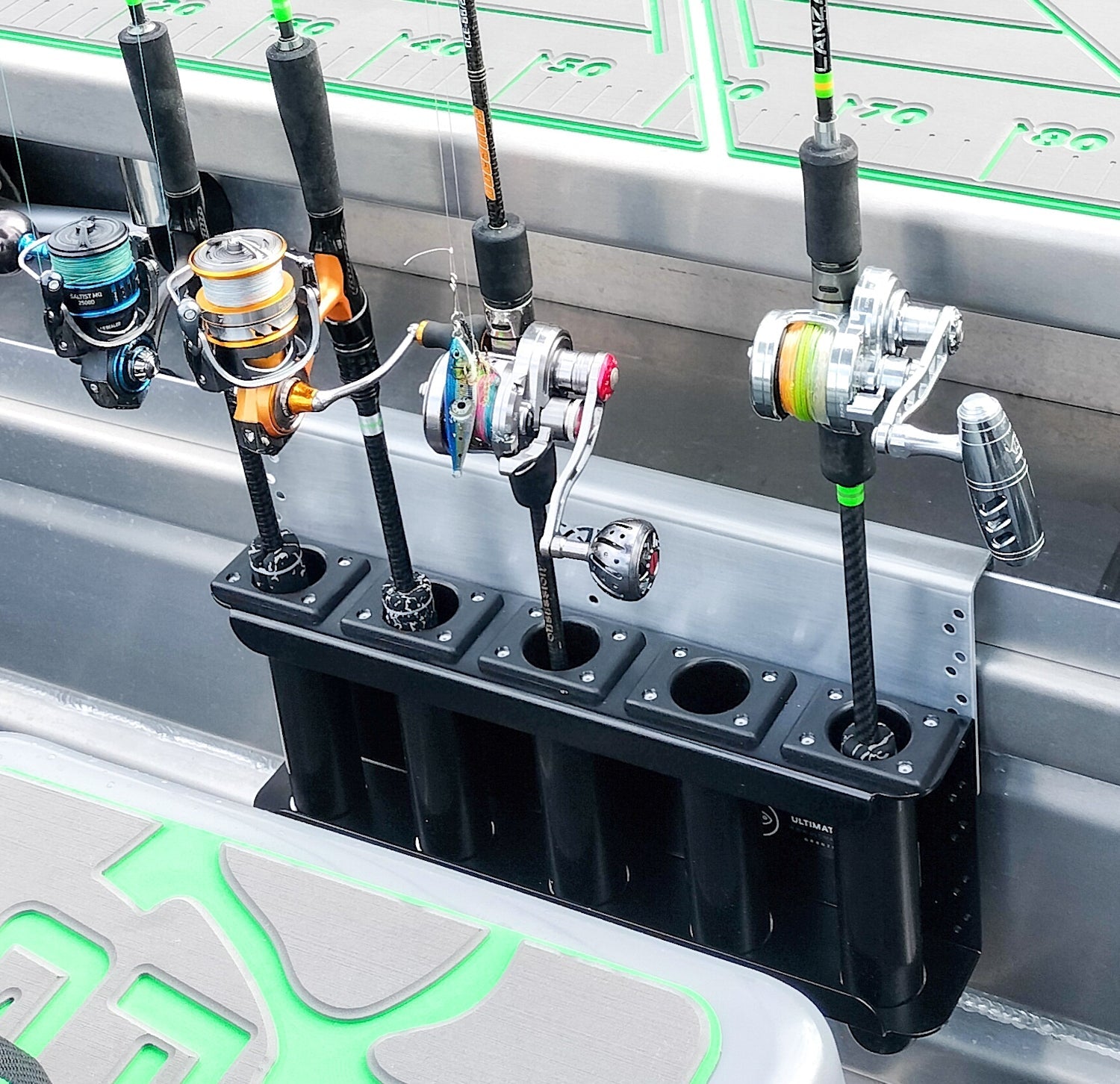Custom Boat Rod Racks CORE SERIES™ 5 Rod Rack | Configurable for NZ Fishing Boats – Ultimate ...