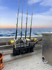 Game Bent Butt hold 3 game racks and two other rods horizontally - Ultimate Rod Racks NZ