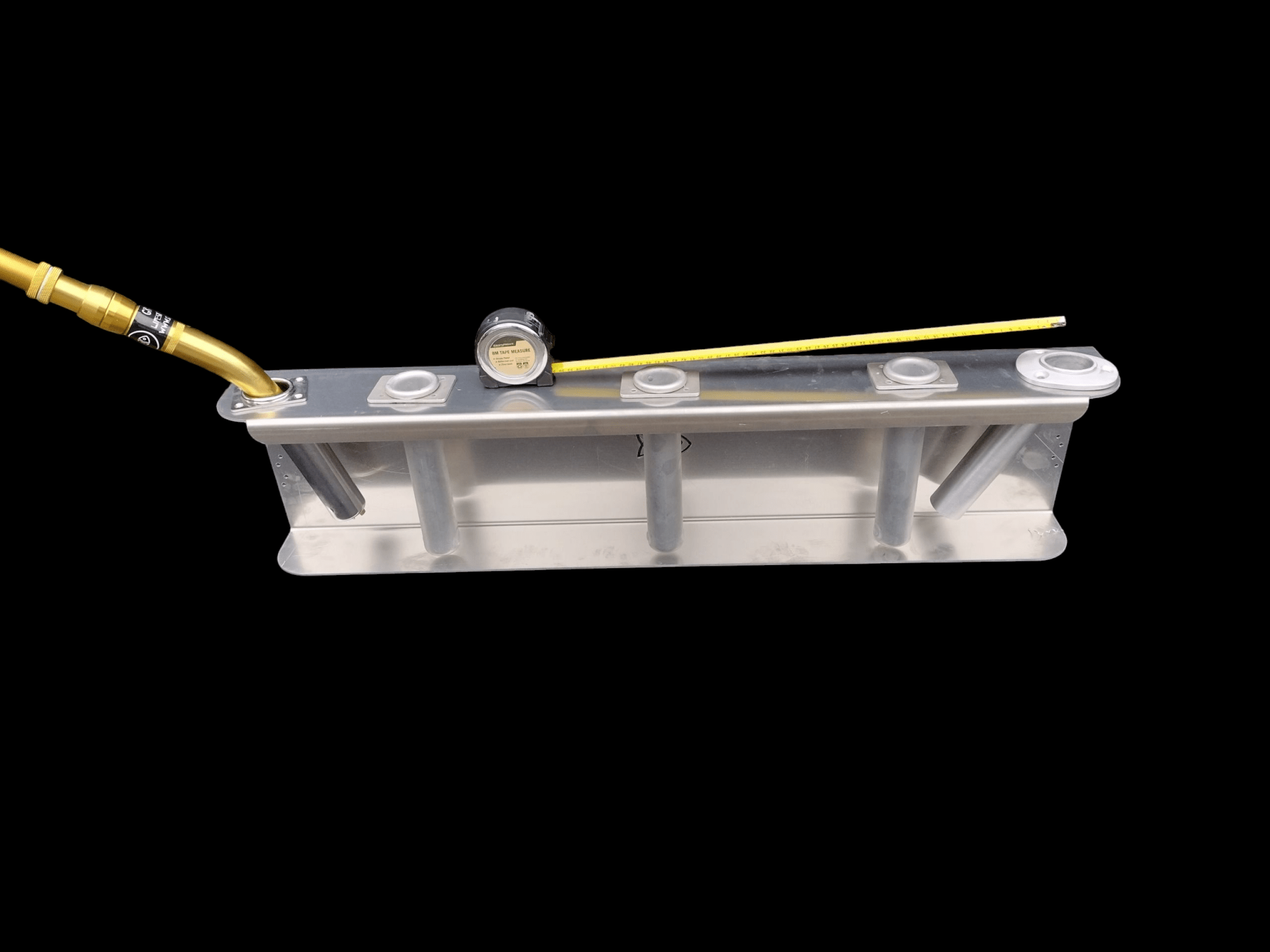 Game Rack XL -Rod Rack S4 designed for Big Game Fishing set ups designed to Hold 80w side by side and two Bent butts