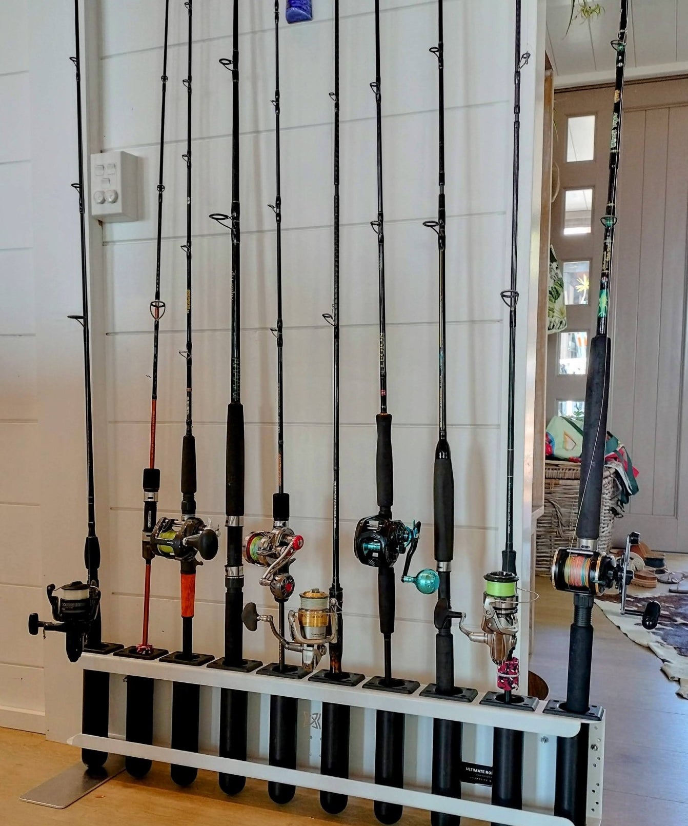 Home Storage Freestanding Rod Rack 10 rod - Ultimate Rod Racks NZ