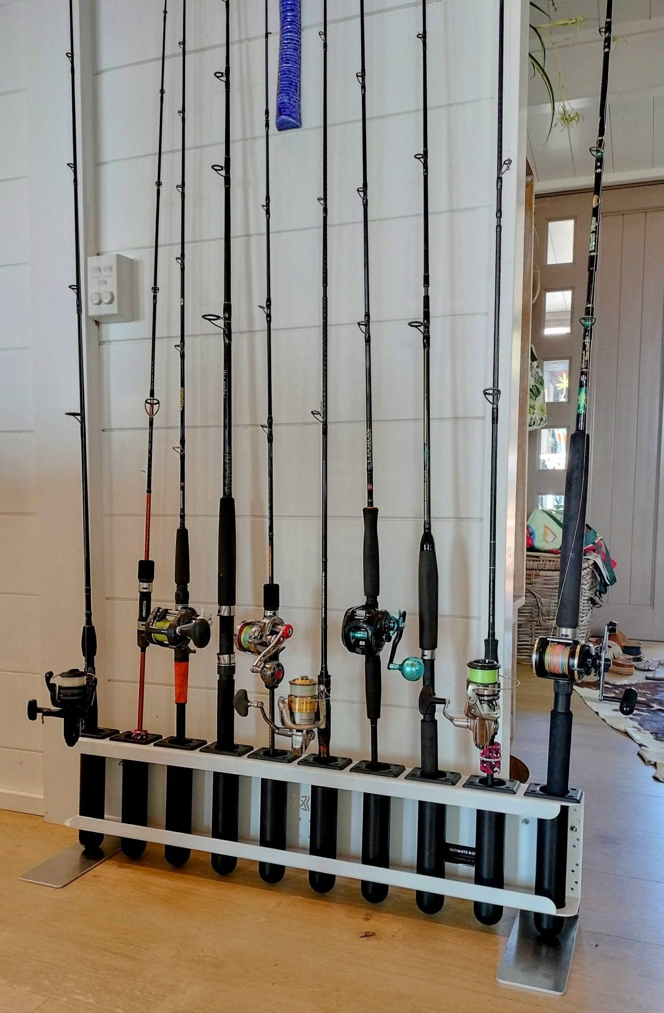 Home Storage Freestanding Rod Rack 10 rod - Ultimate Rod Racks NZ