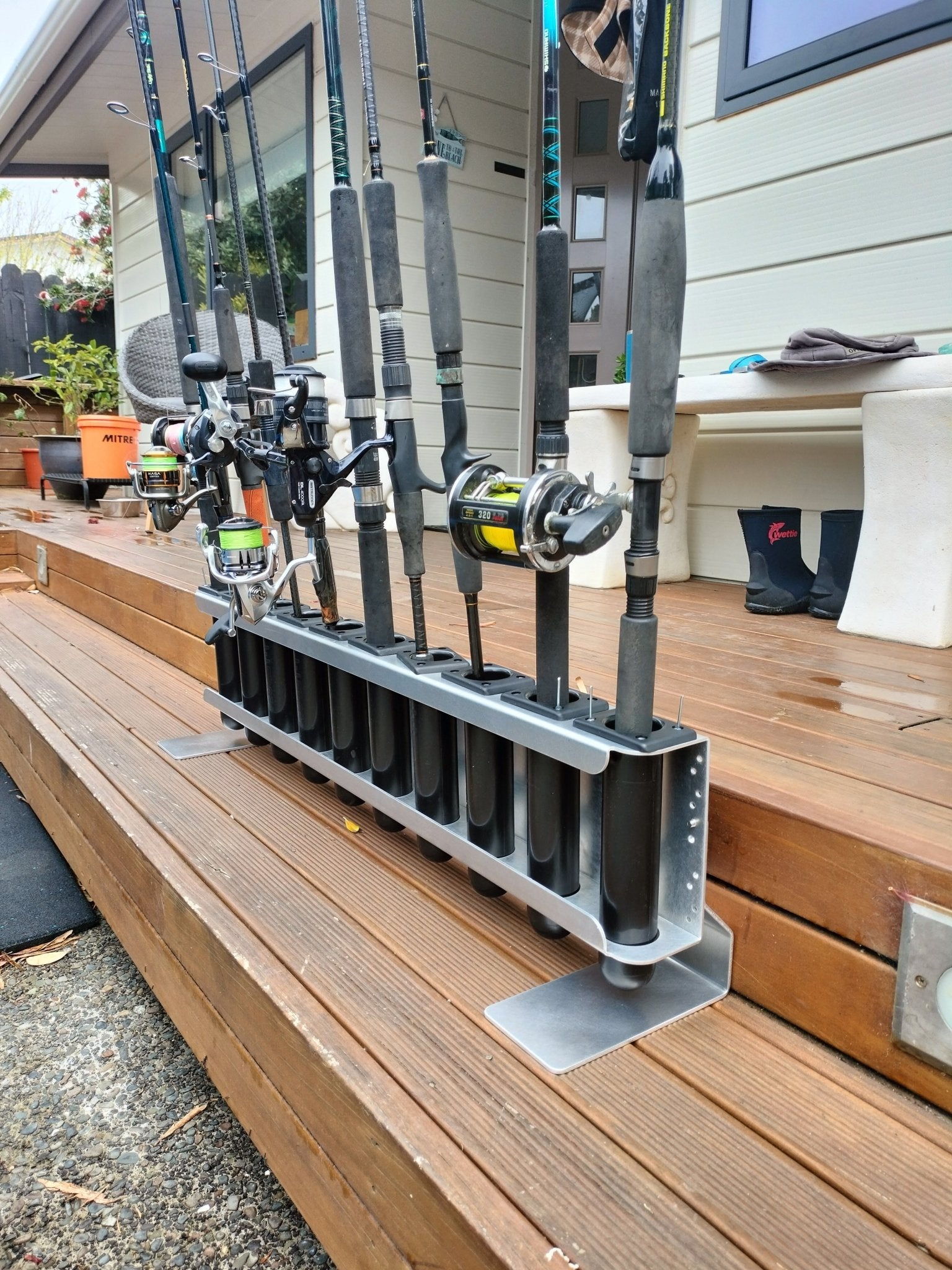 BIGFOOT™ 10 – Freestanding Rod Storage – Ultimate Rod Racks NZ