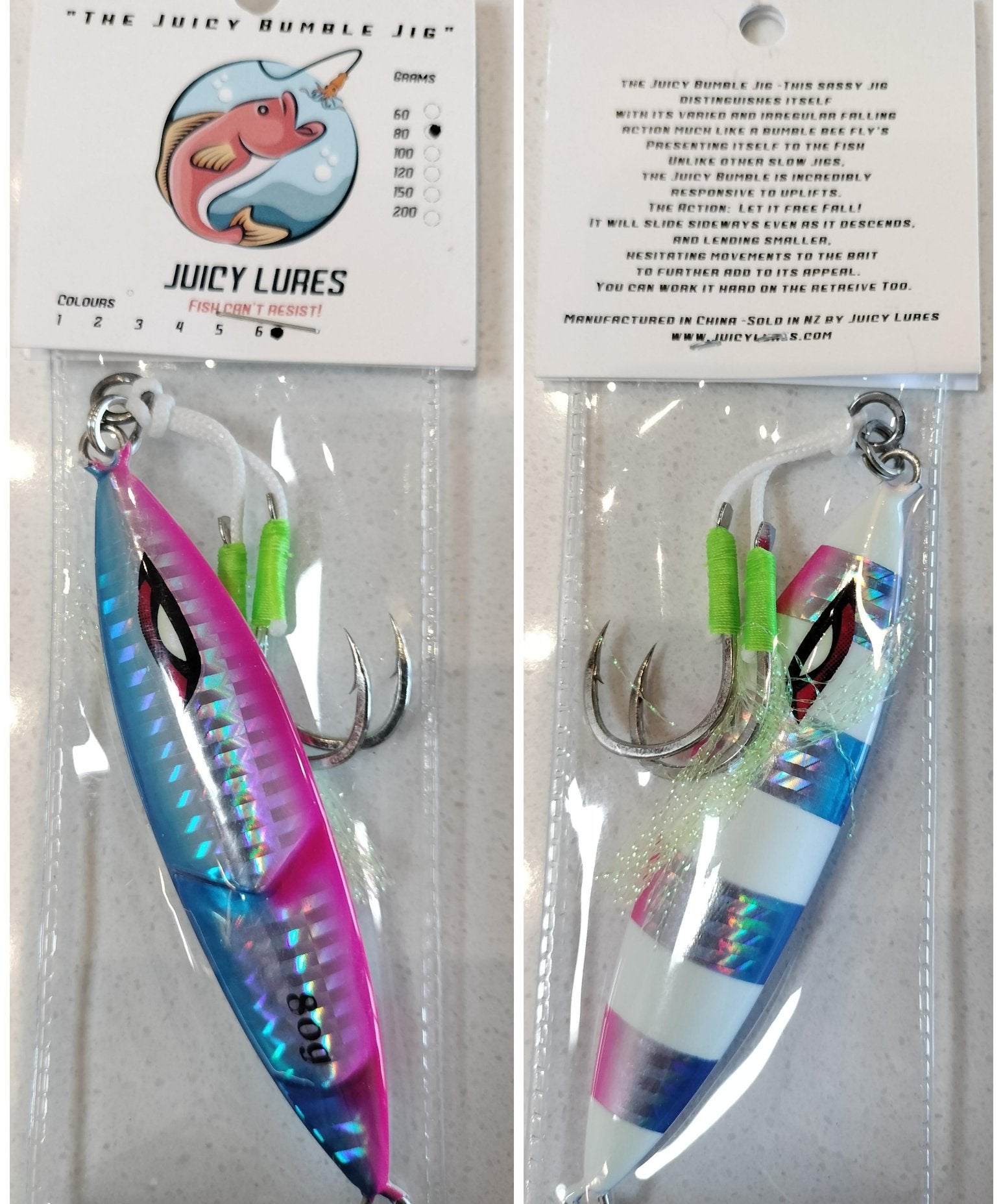 Juicy Bumble Jig - Ultimate Rod Racks NZ
