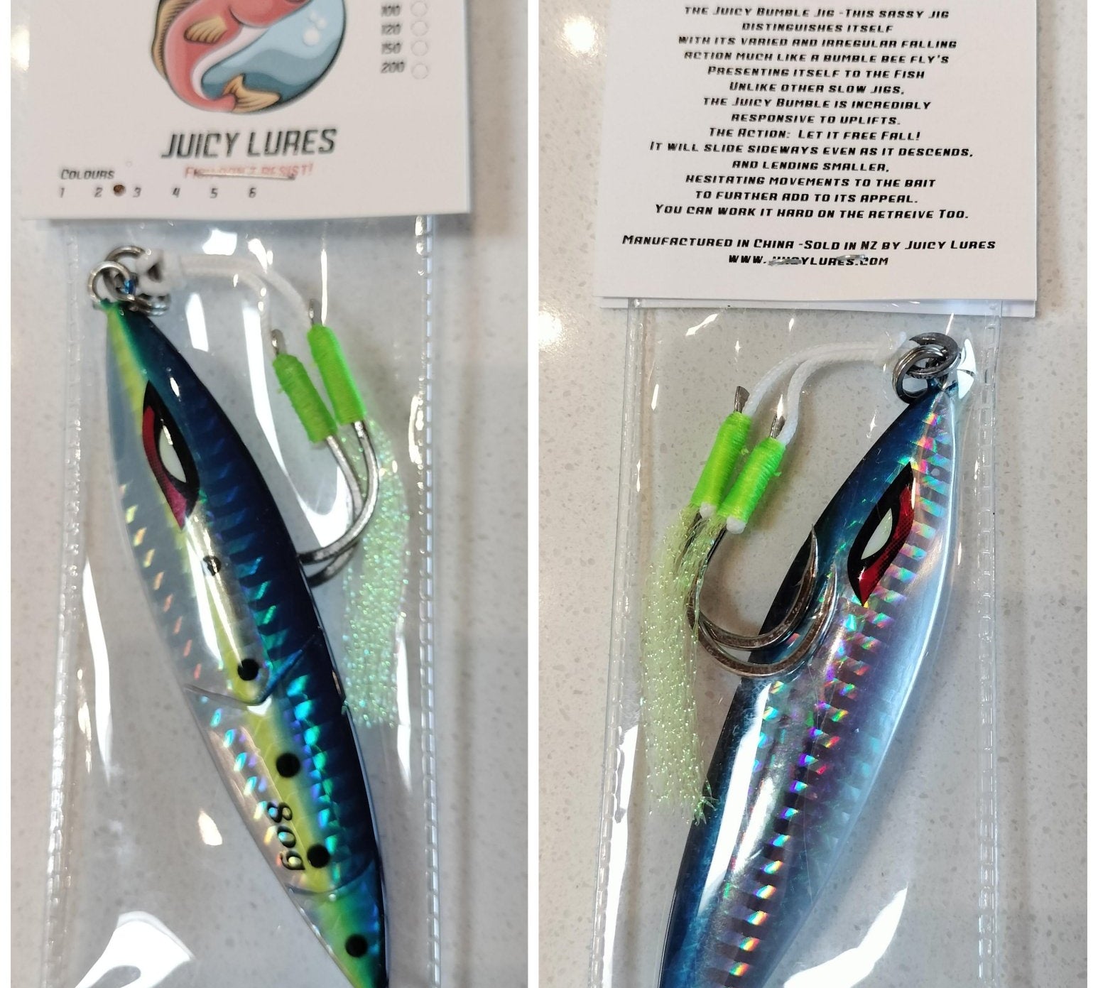 Juicy Bumble Jig - Ultimate Rod Racks NZ