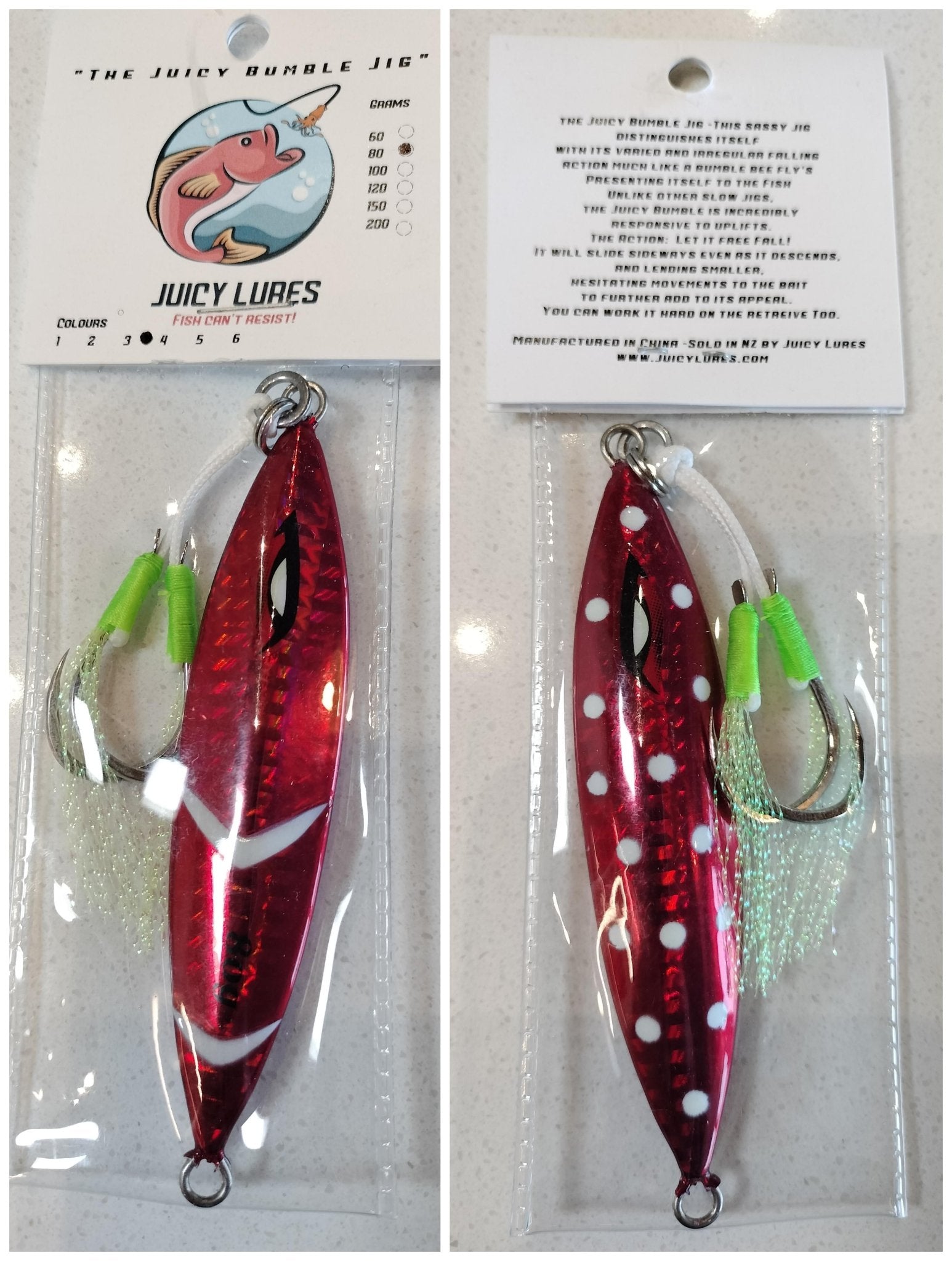 Juicy Bumble Jig - Ultimate Rod Racks NZ