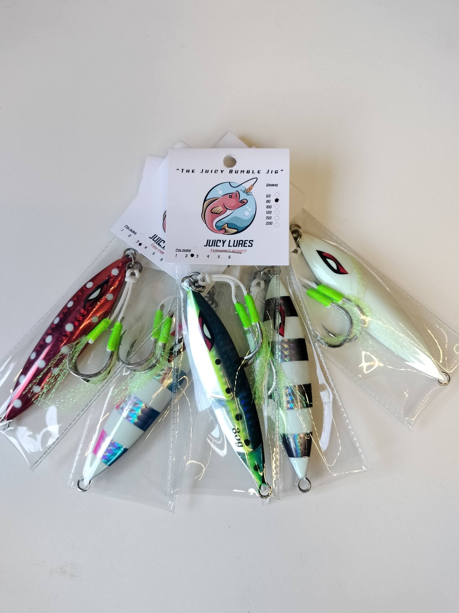 Juicy Bumble jig -Slow pitch Flutter Jig – Ultimate Rod Racks NZ