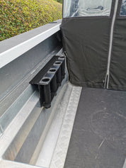 Removable 4 Rod Rack S4 - Ultimate Rod Racks NZ with 150mm centres to cater for larger reels for the Frewza Boats