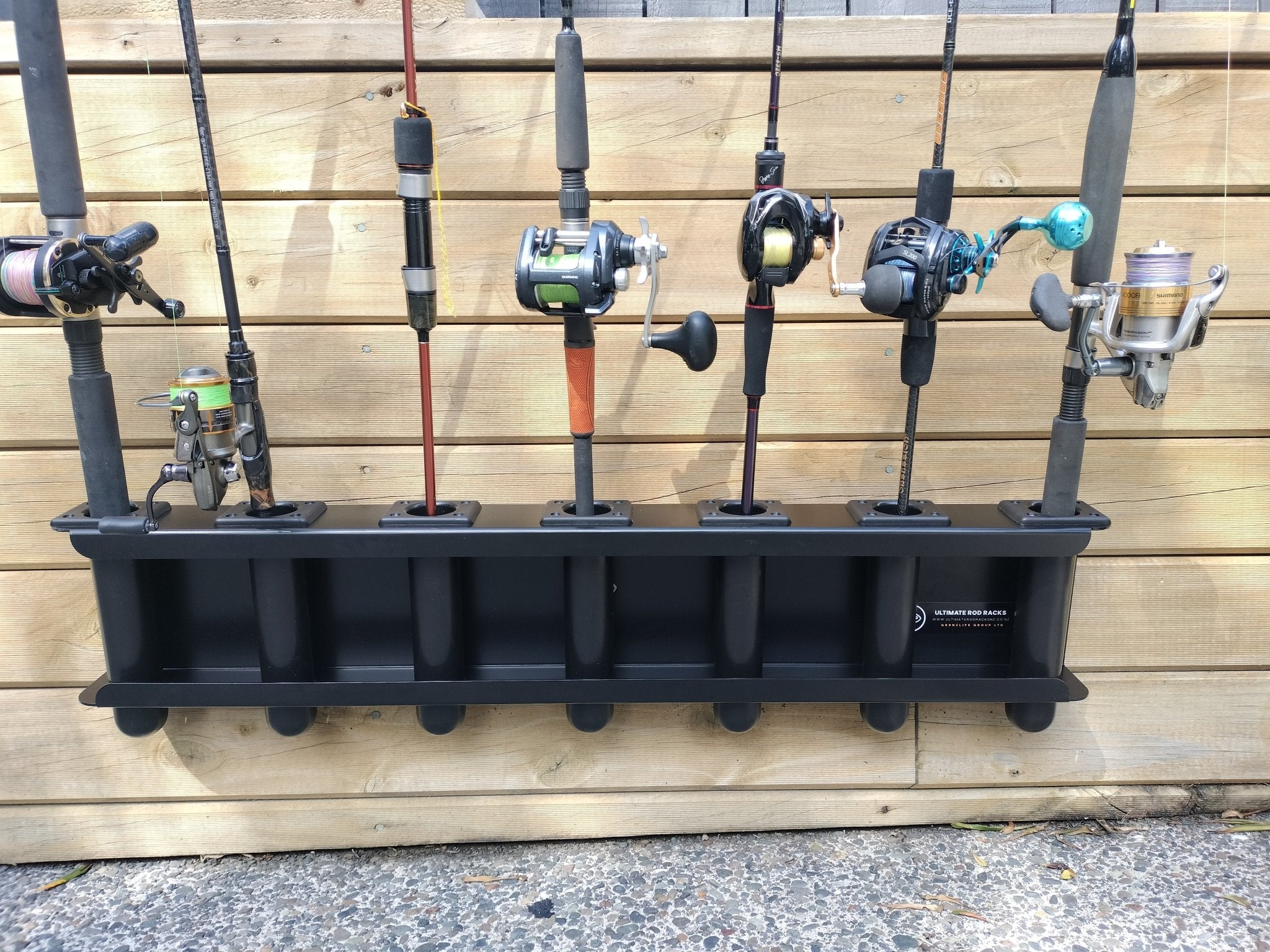 Custom Boat Rod Racks CORE SERIES™ 7 Rod Rack | High-Capacity Boat Rod Storage – Ultimate Rod ...