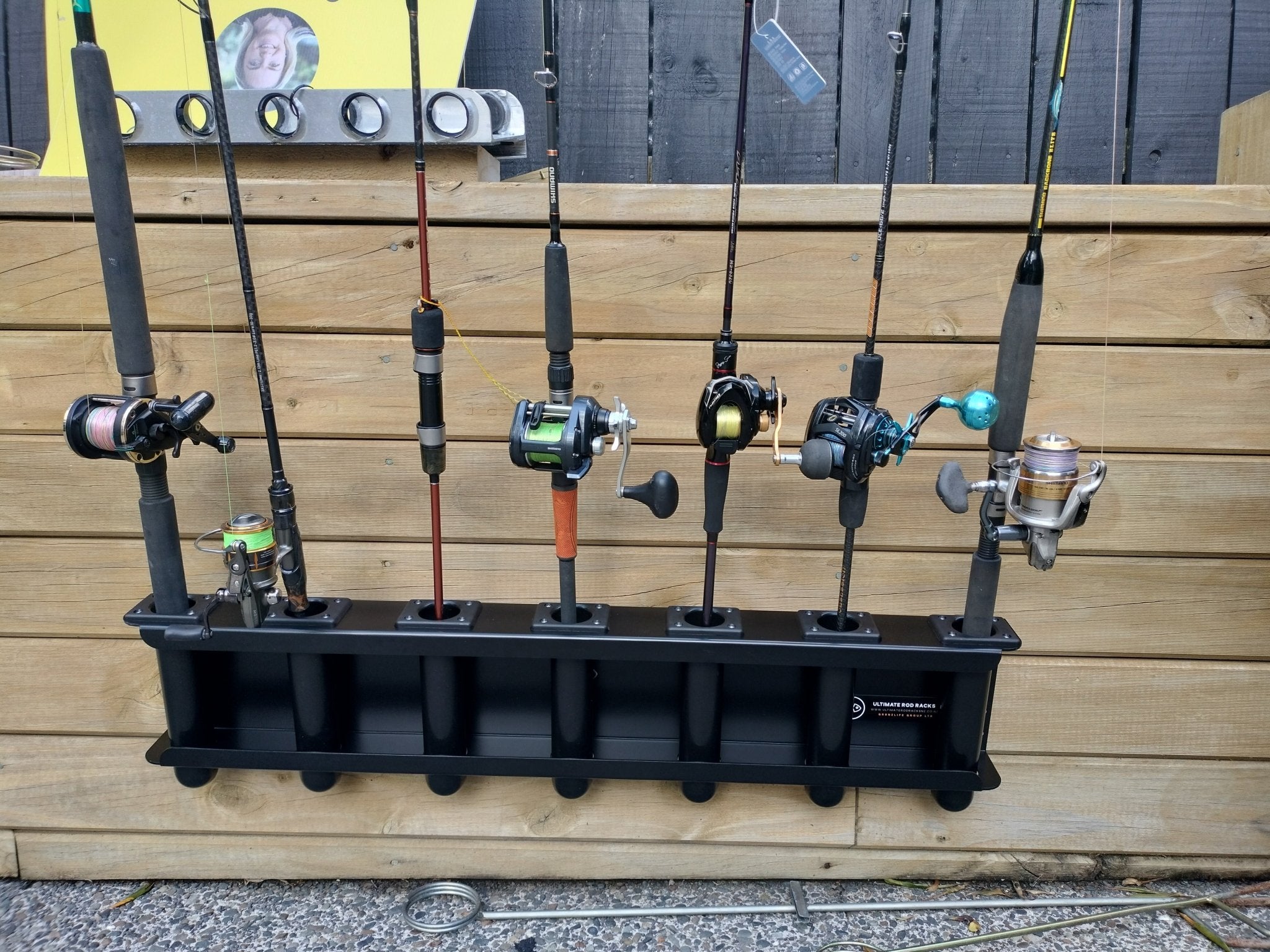 Removable Rod Storage CORE SERIES™ 7 Rod Rack | High-Capacity Boat Rod Storage – Ultimate Rod ...