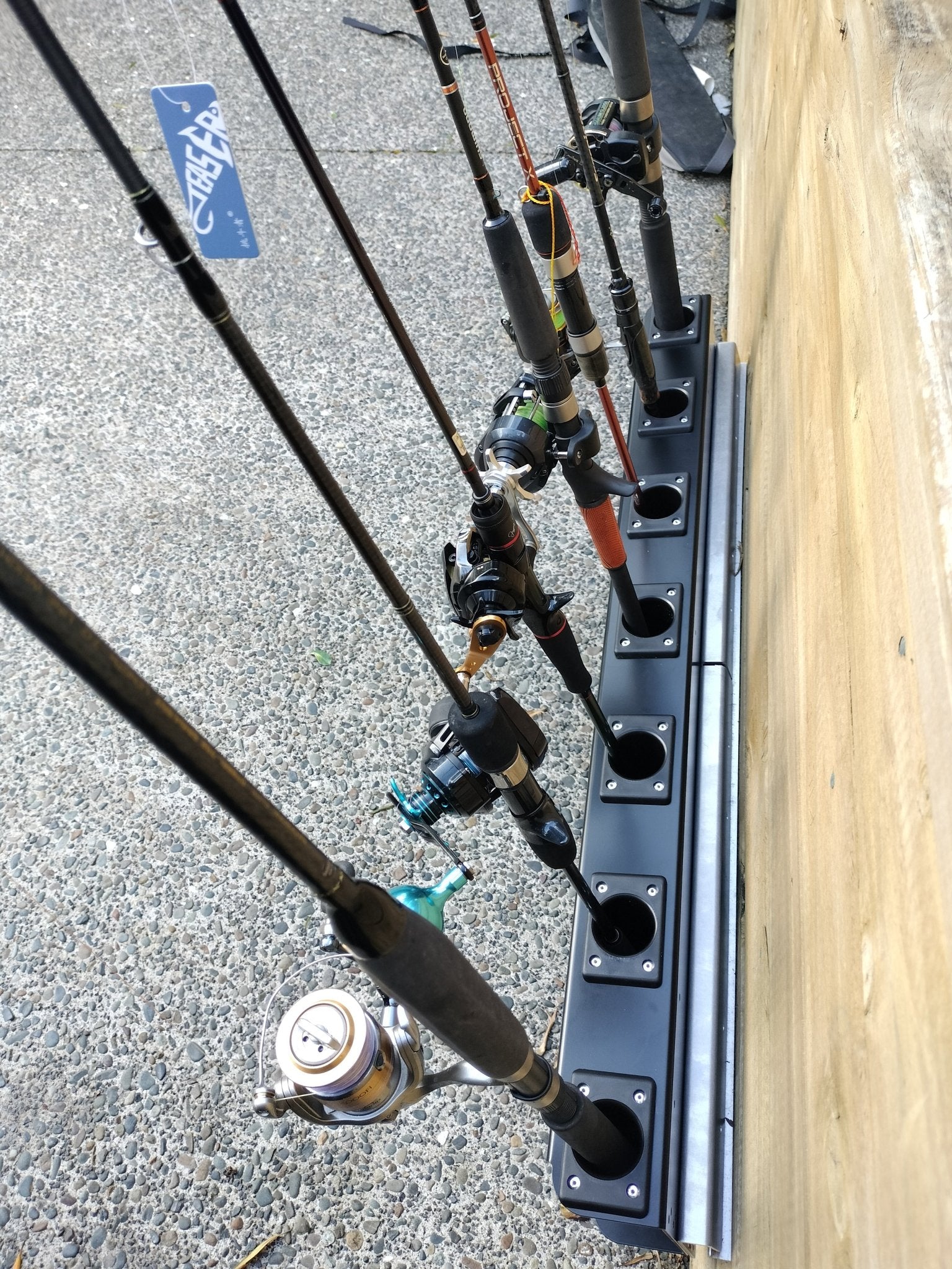 Empty Rod Rack CORE SERIES™ 7 Rod Rack | High-Capacity Boat Rod Storage – Ultimate Rod ...