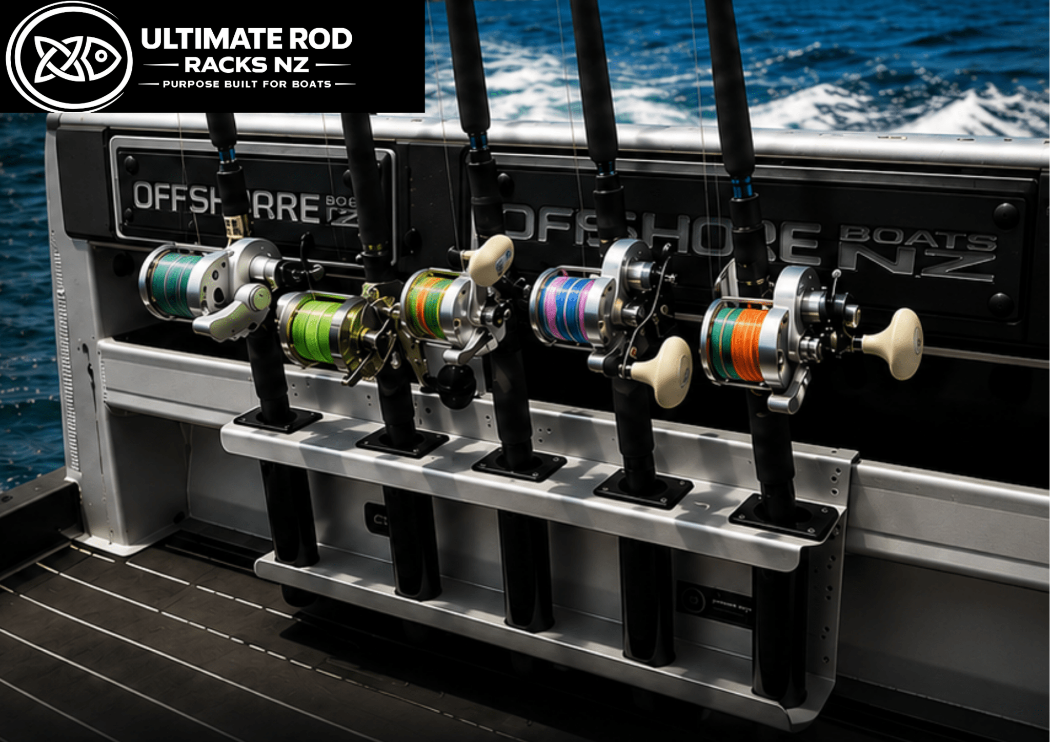 Rod Racks Compatible with Extreme® Game King, Sport Fisher, Centre Console & Walk Around Models - Ultimate Rod Racks NZ