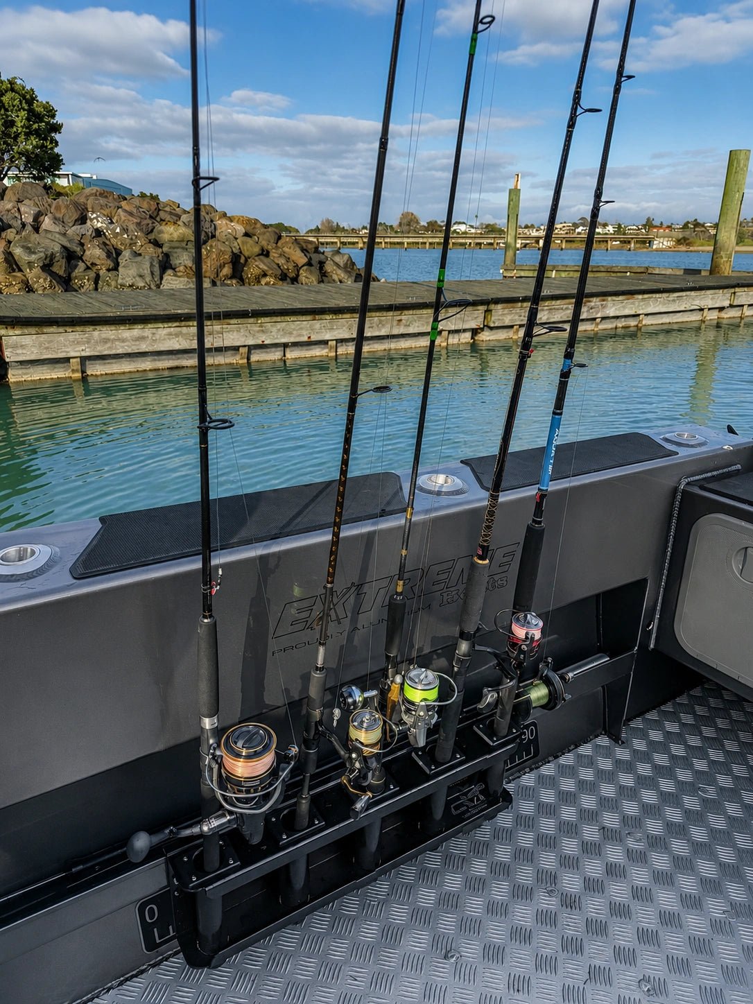 Rod Racks Compatible with Extreme® Game King, Sport Fisher, Centre Console & Walk Around Models - Ultimate Rod Racks NZ