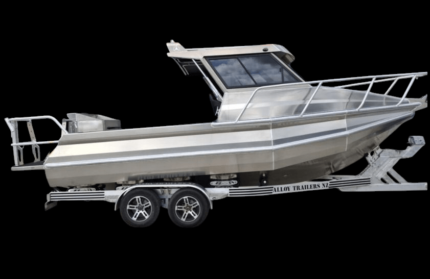 Senator Boats Ultimate Rod Racks re-designed for the Senator Boats for angled/straight pockets, centre consoles, Cuddy 540