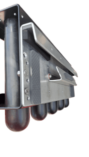 The SLR Silverback Low rider backframe with Angles bracket fitted is floating and can be adjusted