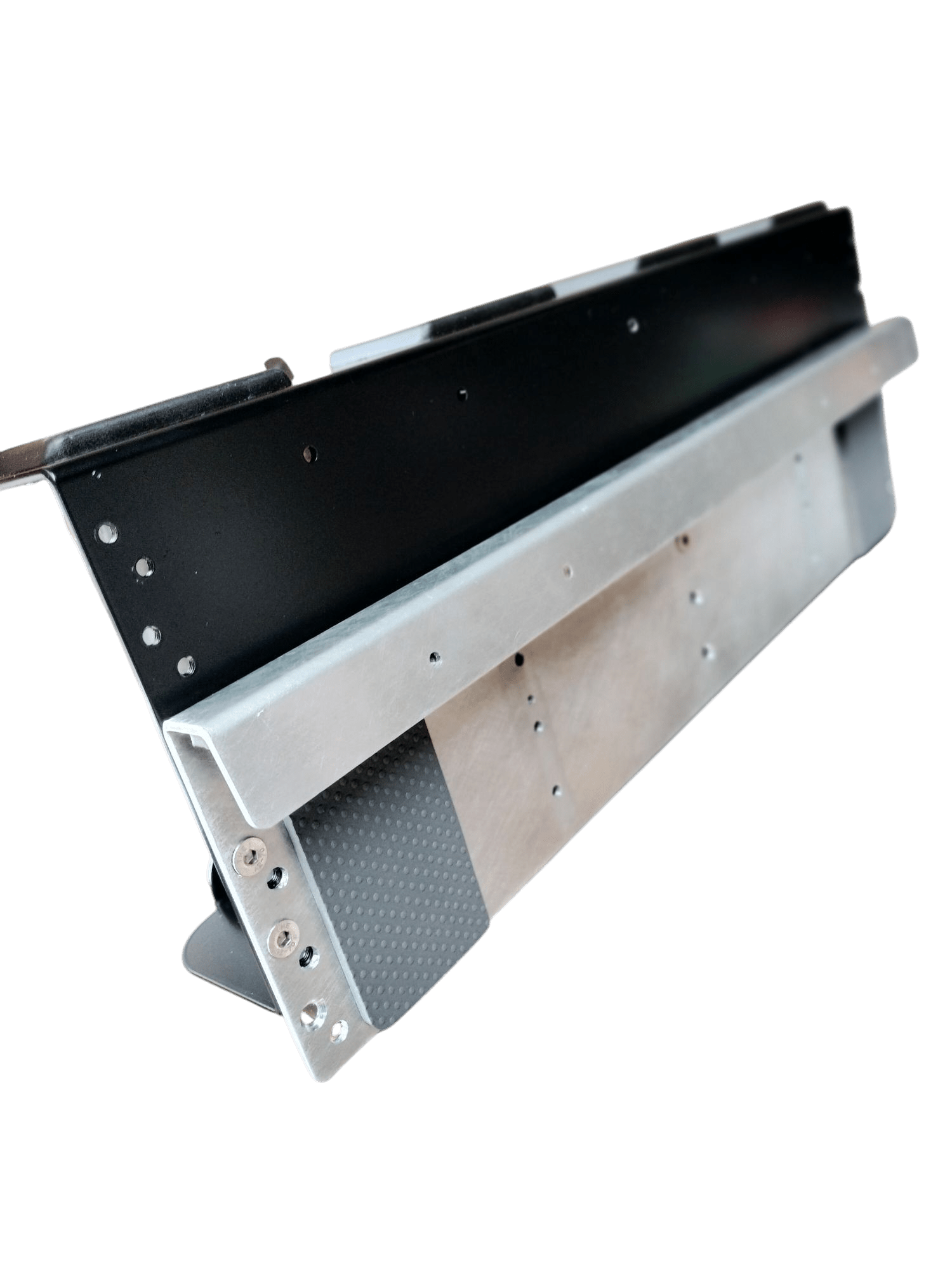 The SLR Silverback Low rider backframe is floating and can be adjusted or have brackets added to cater to most pocket formats