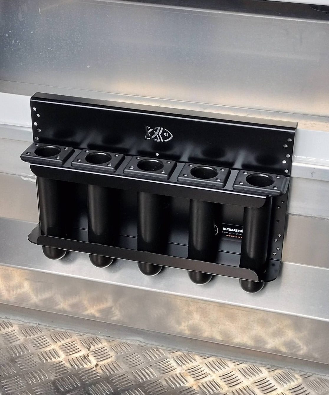 The original and most popular model because its small at only 500mm Stabicraft Rod Racks - Ultimate Rod Racks NZ Full Black unit 