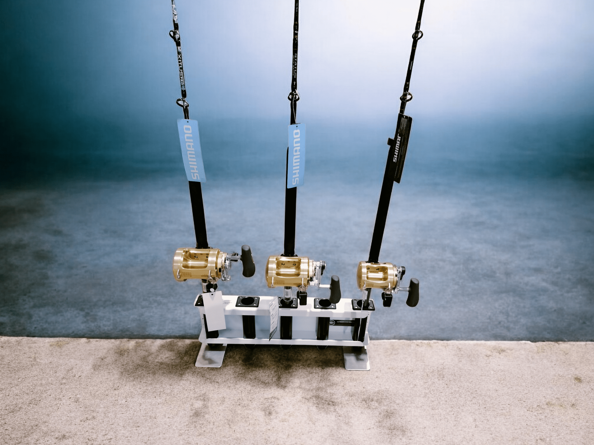 big 5 fishing rod holder Home Storage Freestanding Rod Rack 5