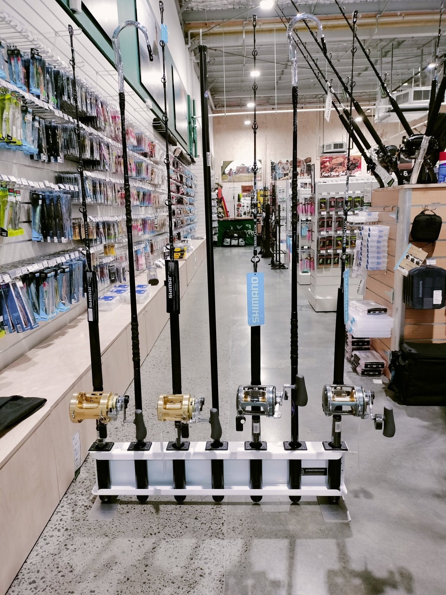 Ultimate Rod Racks – Free - Standing Rod & Reel Rack (7 - Rod) - Ultimate Rod Racks NZ