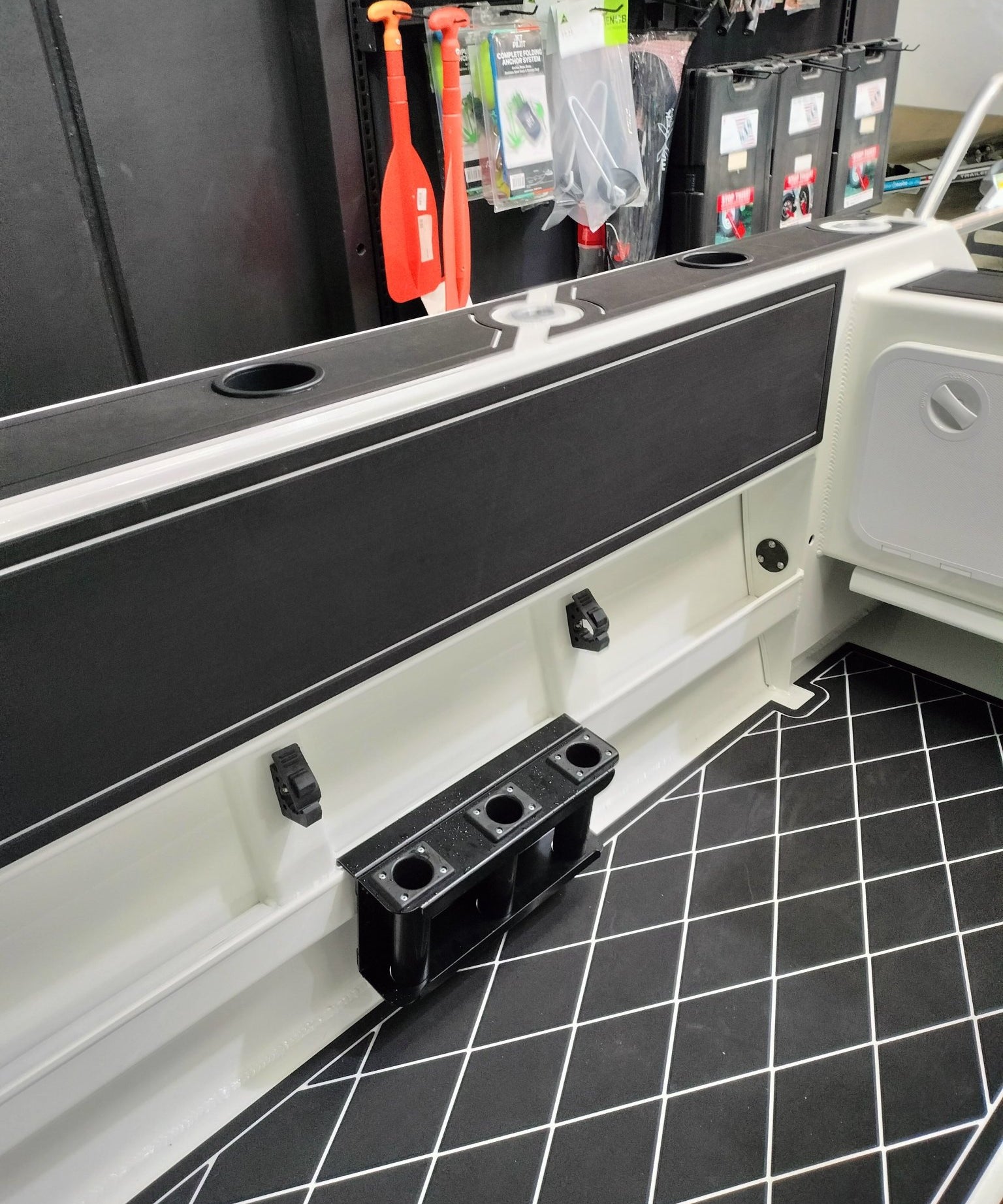3 Rod Rack with 150mm centres will fit both Hybrid and SLR backfames for full versatility from Ultimate Rod Racks