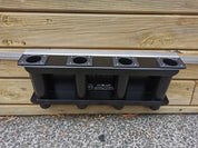 Removable 4 Rod Rack S4 - Ultimate Rod Racks NZ with 150mm centres to cater for larger reels in black