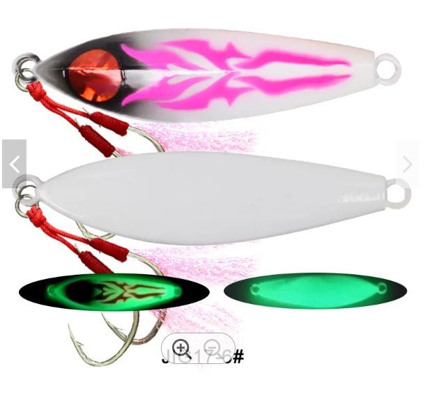 Fish 3D Eyes Saltwater Fishing Lure Metal Jig Lure - Gr8nzlife