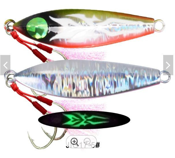 Fish 3D Eyes Saltwater Fishing Lure Metal Jig Lure - Gr8nzlife