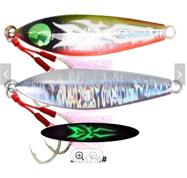 Fish 3D Eyes Saltwater Fishing Lure Metal Jig Lure - Gr8nzlife