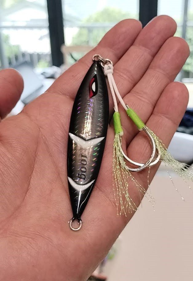 Juicy Bumble jig -Slow pitch Flutter Jig – Ultimate Rod Racks NZ