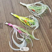 High Quality Jigging Lure Double Assist hook with Squid Skirt Luminous - Gr8nzlife