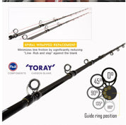 Oceanus Slow Jigging Rod PE 1.0-4.0  Acid wrap - Ultimate Rod Racks NZ
We will get these in to order 3-4 weeks from factory